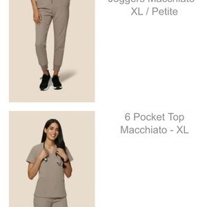 Mandala Scrub Set in Macchiato